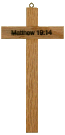 wooden cross made by Robert Sutter