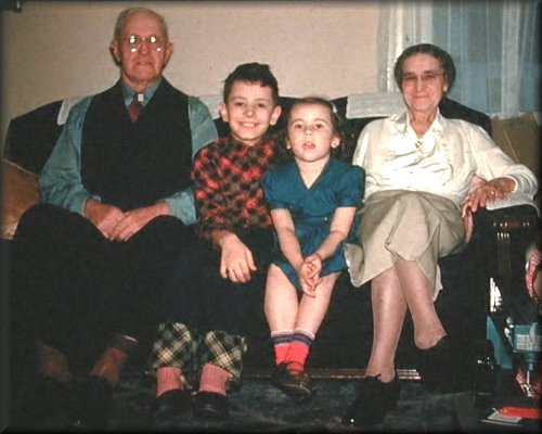 George and Clara and Grandchildren