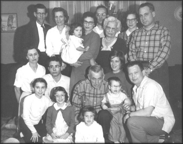 Photo of the Sutter family 1958